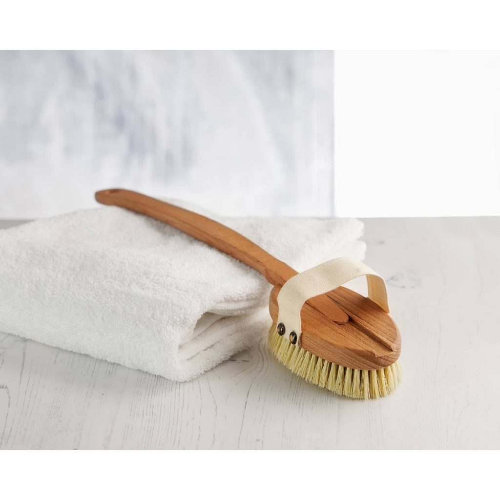 Wooden Bath Brush with handle - The Natural Living Shop