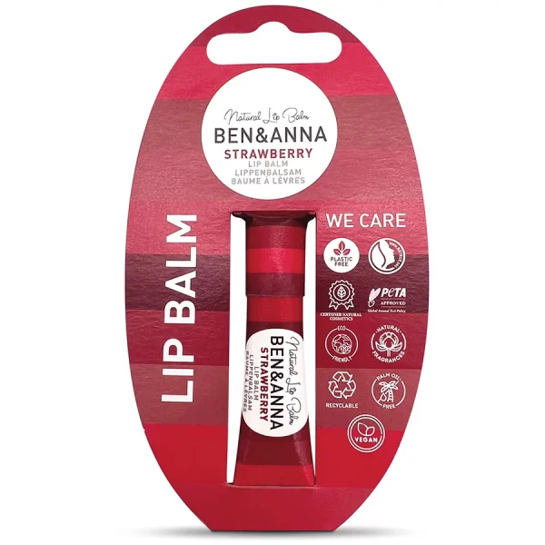 Strawberry Lip  Balm - Ben and Anna