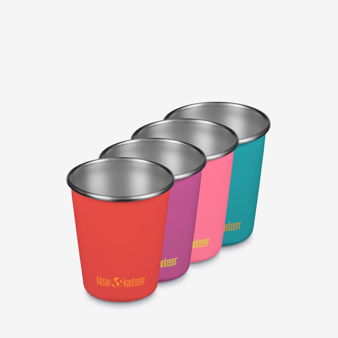 4 Pack stainless steel Cups (295ml) - Image 2