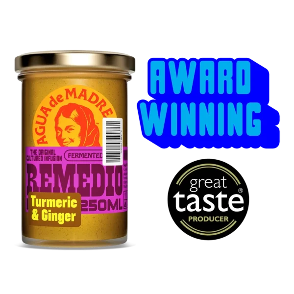 Agua de Madre Remedio Infusion: Turmeric & Ginger 250ml