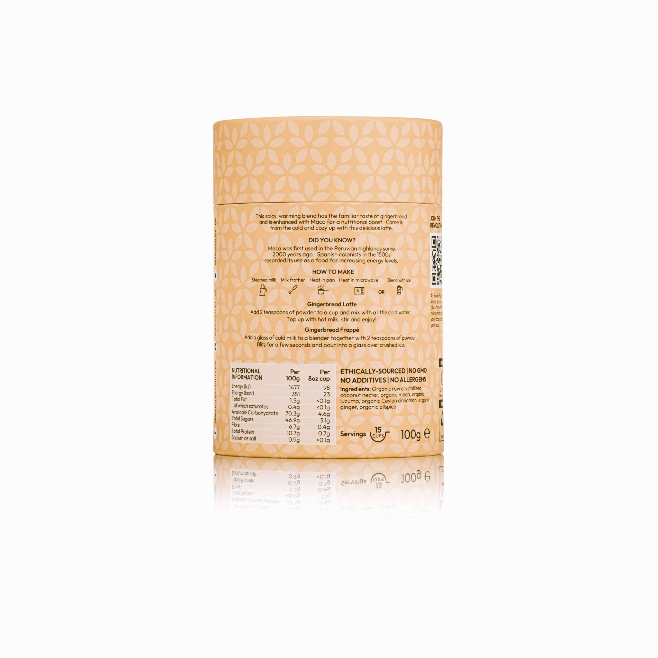 Sweet Revolution Gingerbread Latte with Maca - Image 2